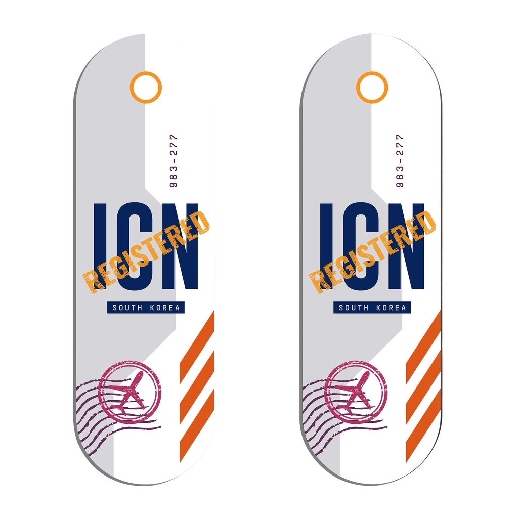 Jual Luggage Tag Finger Grip (Custom) Shopee Indonesia