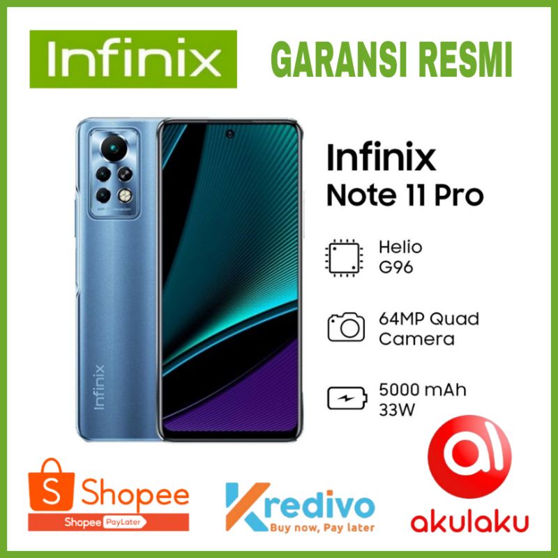 Jual INFINIX Note 11 Pro 8/128 GARANSI RESMI | Shopee Indonesia