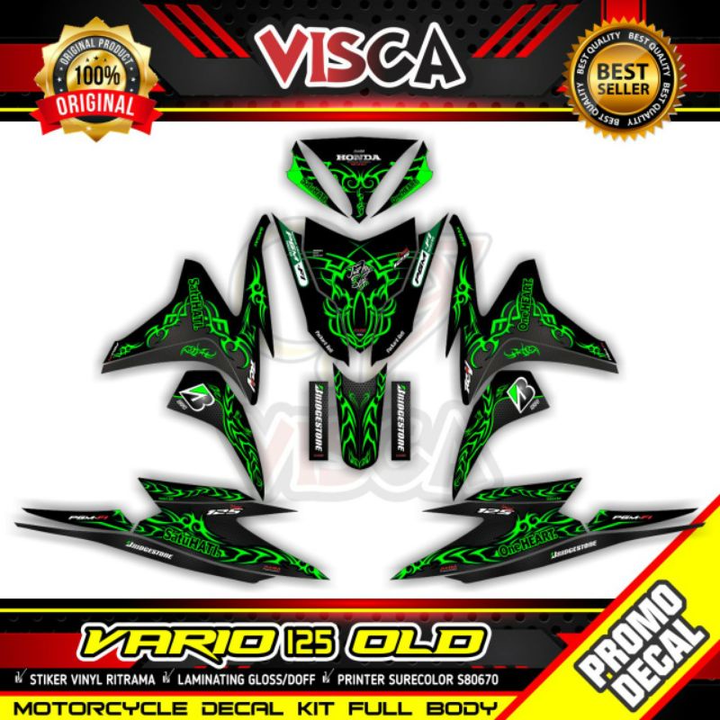 Jual Decal Vario 125 old Sticker Vario 125 old Stiker Vario 125 old