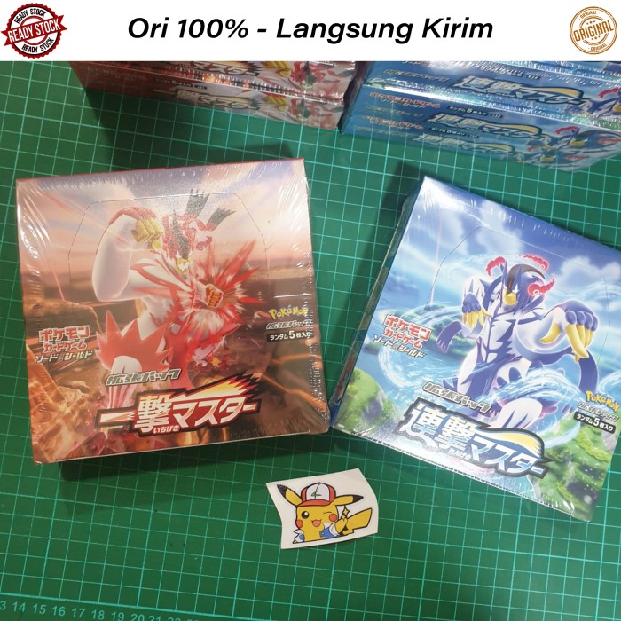 Jual Kartu Pokemon TCG Japan - Rapid Dan Single Strike Booster Box Set ...