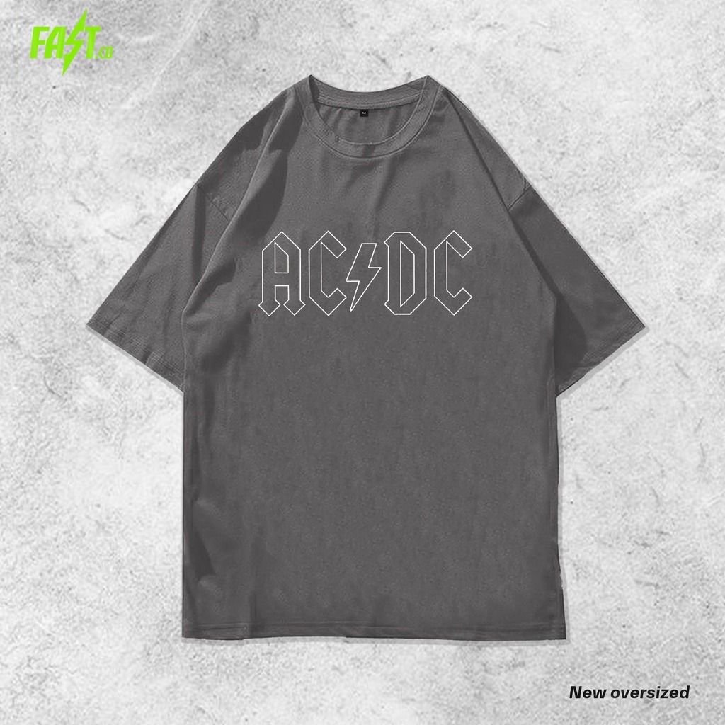 Jual ACDC LOGO VINTAGE OVERSIZE T SHIRT - KAOS BAJU AC/DC OVERSIZED ...