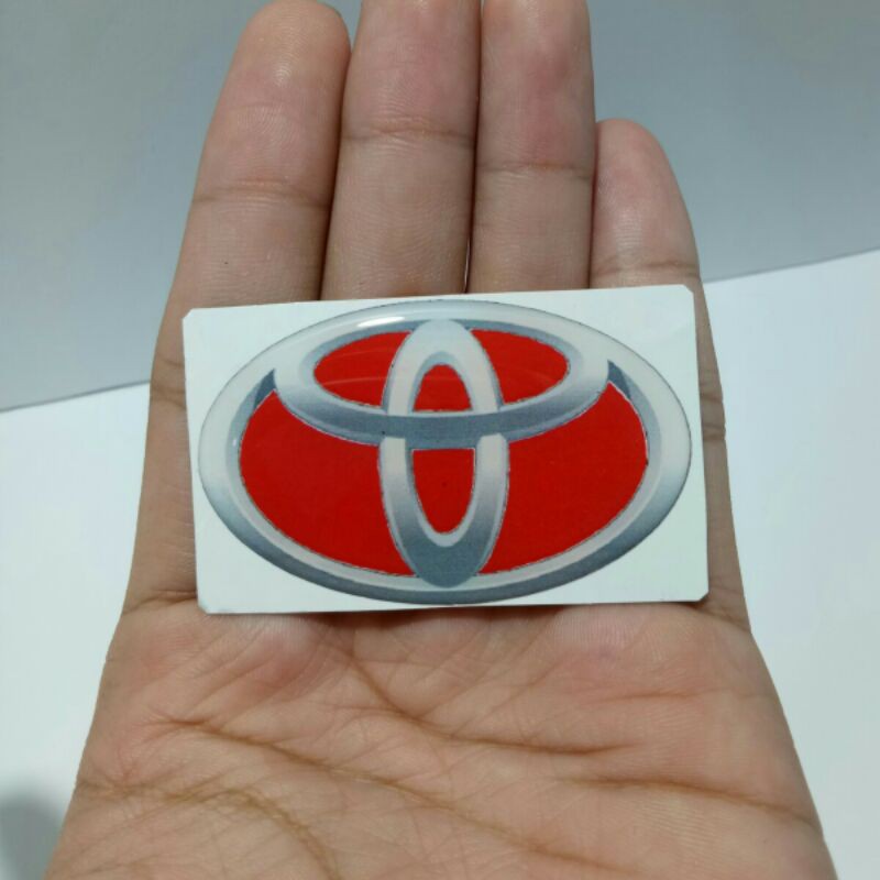 Jual Emblem Stiker Timbul Resin Lentur Logo Toyota Shopee Indonesia 0847