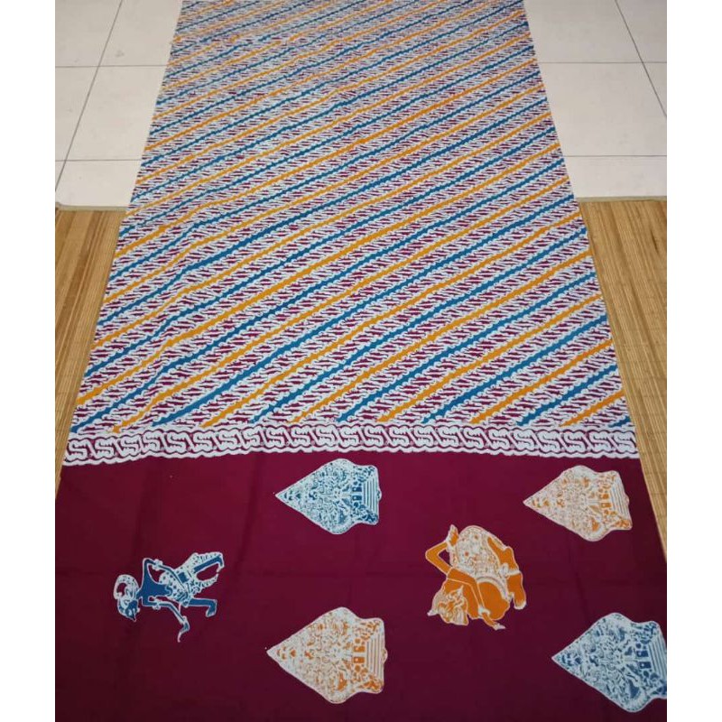 Jual Kain Batik Cap Wonogiren Pewayangan Shopee Indonesia