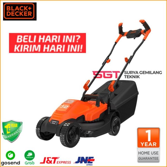 Jual Mesin Potong Rumput Dorong Electric Listrik Lawn Mower Black ...