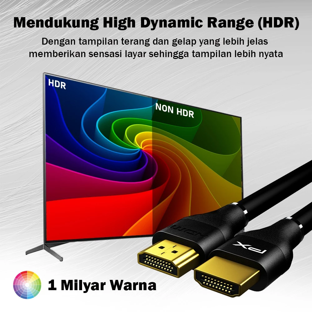 Kabel HDMI 2.1 High Speed UHD 8K HDR HDMI Cable 3M PX HDMI-3X