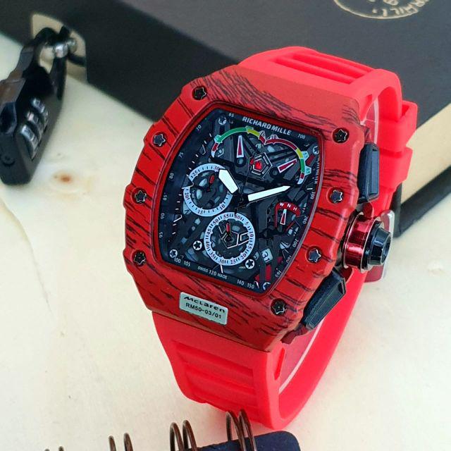 Jual Trending Jam Tangan Sporty Chronograph RM Mclaren RM50 03 01 Shopee Indonesia
