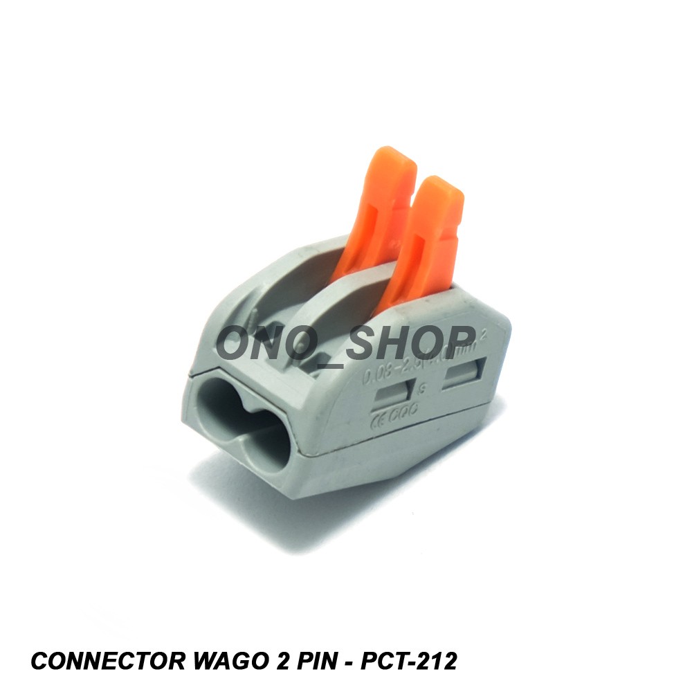 Jual Connector Wago 2 Pin - PCT-212 | Shopee Indonesia