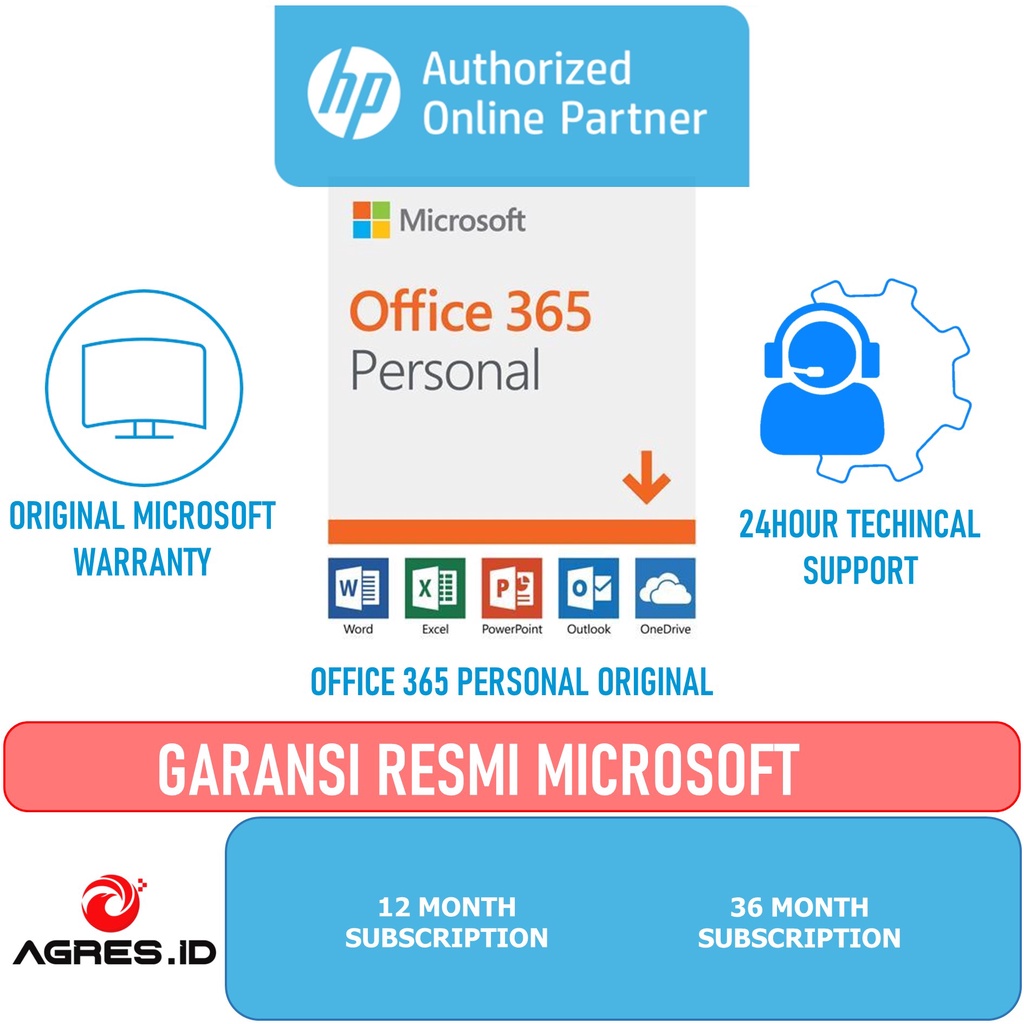 Jual OFFICE PRO PERSONAL LICENSE 365/OHS ORIGINAL 1YEAR GARANSI ...