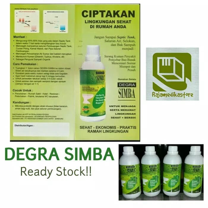 Jual toiletpembersih- degra simba / pembersih toilet /penyedot wc ...