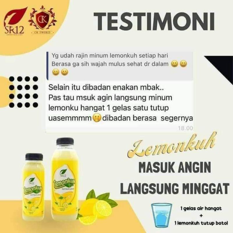 Jual Lemonkuh Sr12 Sari Lemon Minuman Detok Untuk Diet Shopee