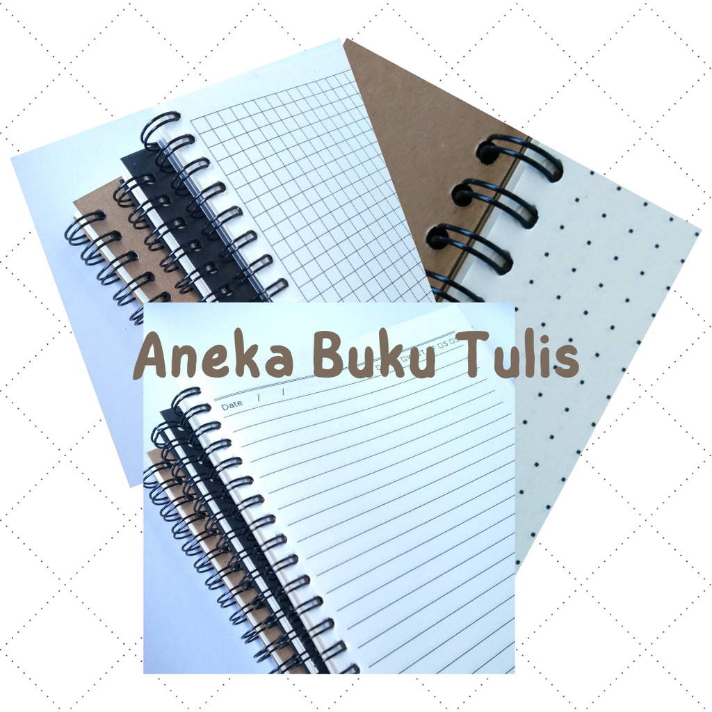 Jual Notebook Buku Tulis A5 Line Dot N Grid Shopee Indonesia