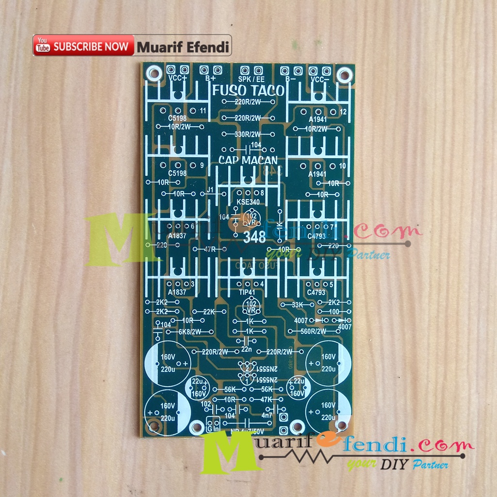 Jual PCB Driver Power Amplifier 4 tingkat FUSO TACO 348 | Shopee Indonesia