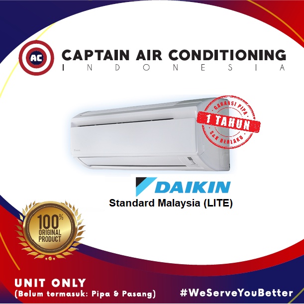 Jual Daikin Ac Split Wall Mounted Ftv Malaysia Pk Standard