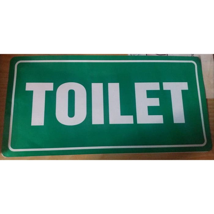 Jual Sign Label Sticker Toilet X Cm K Rambu Shopee Indonesia