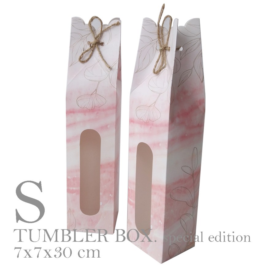Jual Kardus Botol Motif Marble Flower Box Souvenir Kardus Kemasan Gift ...