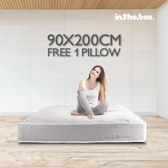 Jual Kasur Spring Bed In The Box Ukuran 90x200 (Single) Shopee Indonesia