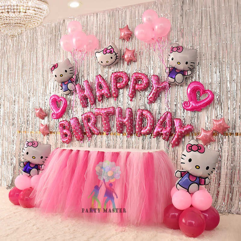 Jual PartyMaster Dekorasi Ulang Tahun anak Hello Kitty Set