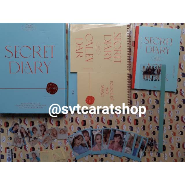 Jual (READY STOCK) IZONE SECRET DIARY SPRING COLLECTION CALENDAR ...