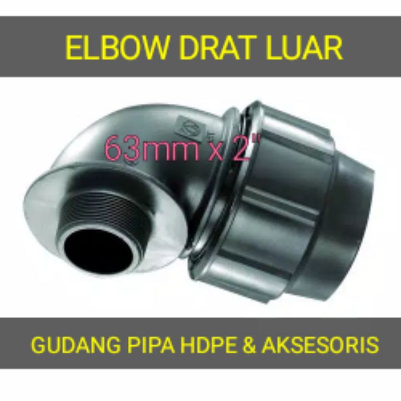 Jual MALE ELBOW ATAU ELBOW DRAT LUAR 63M…