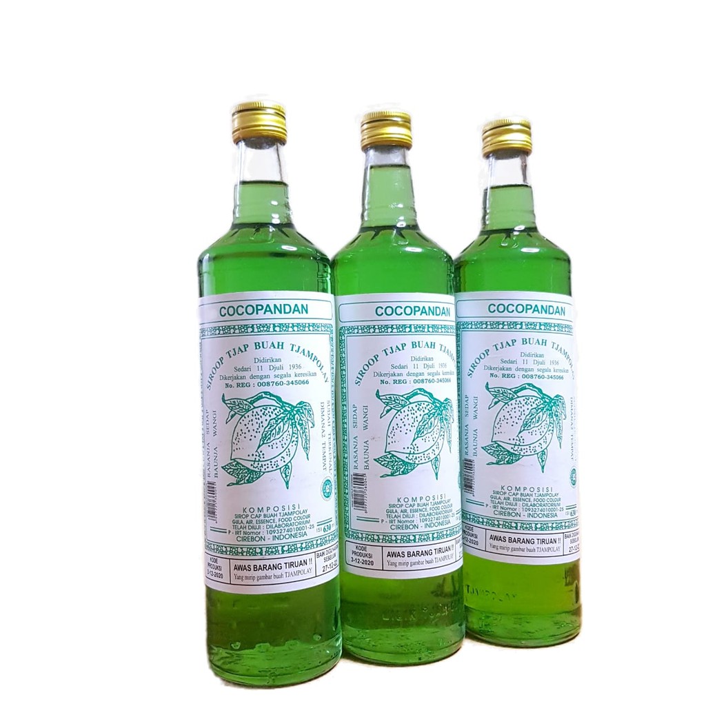 Jual Sirup Tjampolay Cocopandan 630 Ml Tjampolay Original Siroop