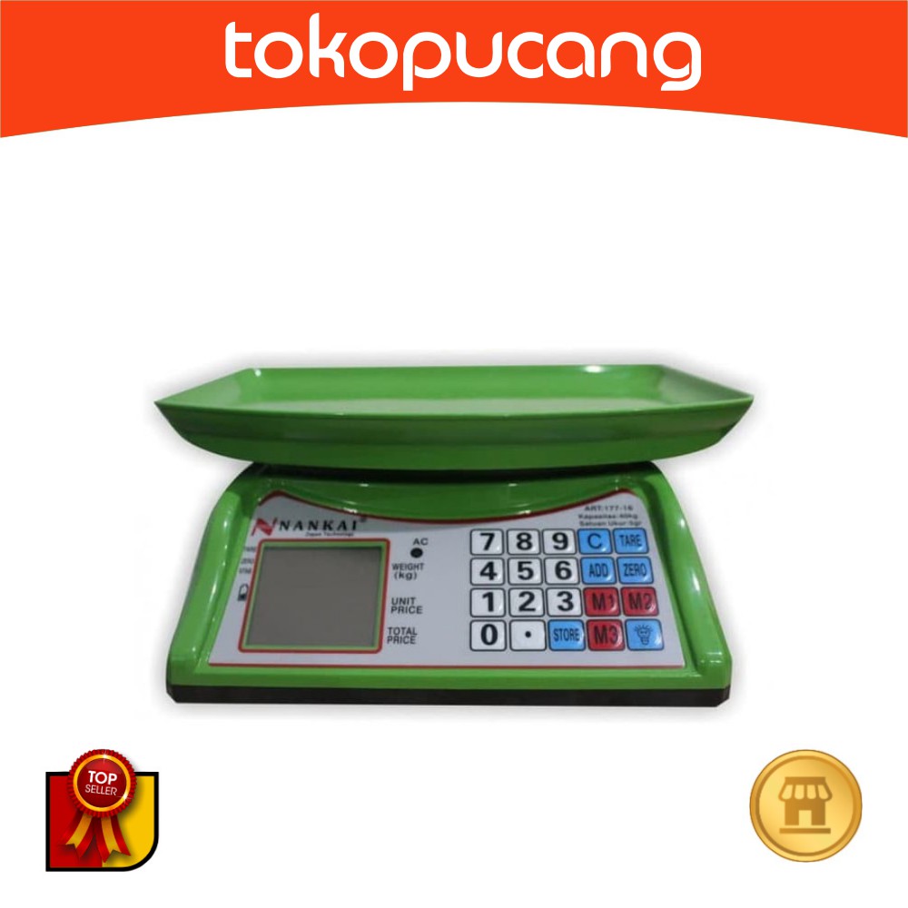 Jual Timbangan Digital 40 Kg Nankai Timbangan Duduk 40kg Shopee Indonesia