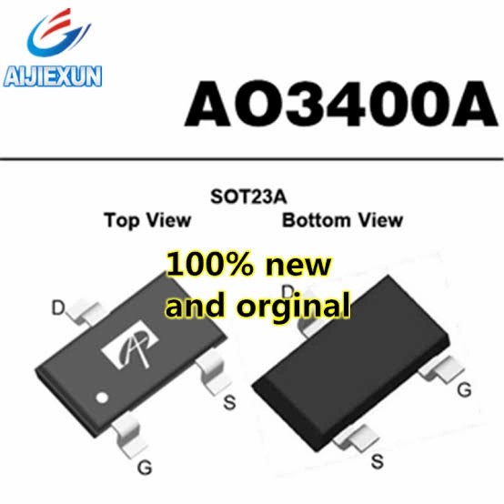 Jual A09T Mosfet AO3400A AO3400 Sot-23 5.7A 30V SMD N-Channel AO9T ...