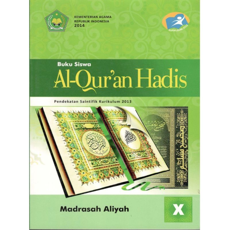 Jual BUKU SISWA ALQURAN HADIS KELAS X MADRASAH ALIYAH K13 TAHUN 2014 ...