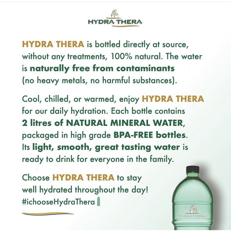 Jual Hydra Thera – Natural Water for Everyday Healing & Hydration ...