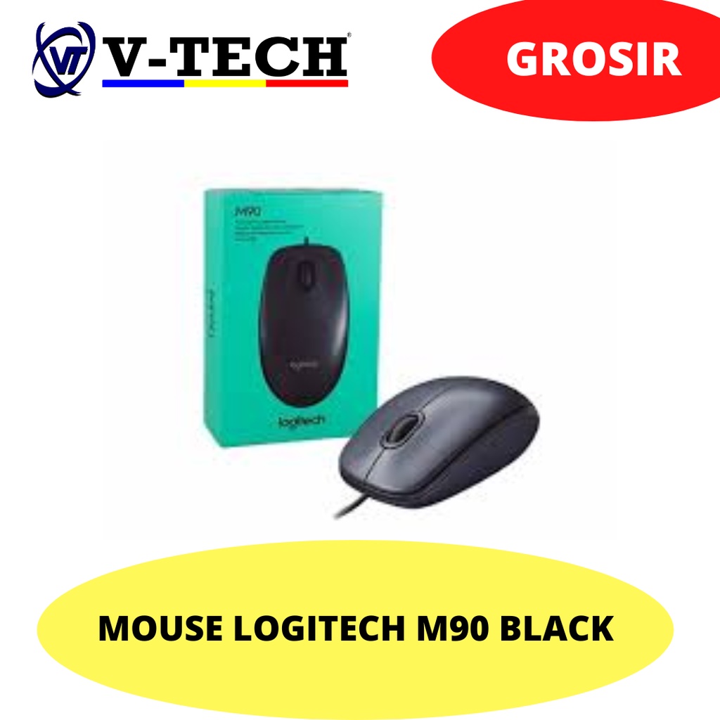 Jual MOUSE LOGITECH M90 BLACK | Shopee Indonesia