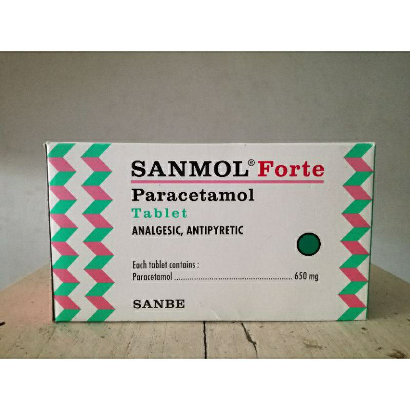 Jual Sanmol Tab 500 Mg Dan Sanmol Forte 650mg Shopee Indonesia