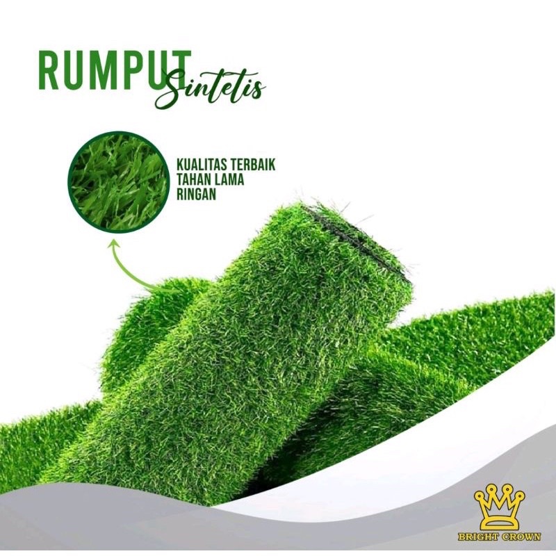 Jual Karpet Rumput Sintetis Tipe Swiss Tebal 3cm Ukuran 25cm x 50cm ...