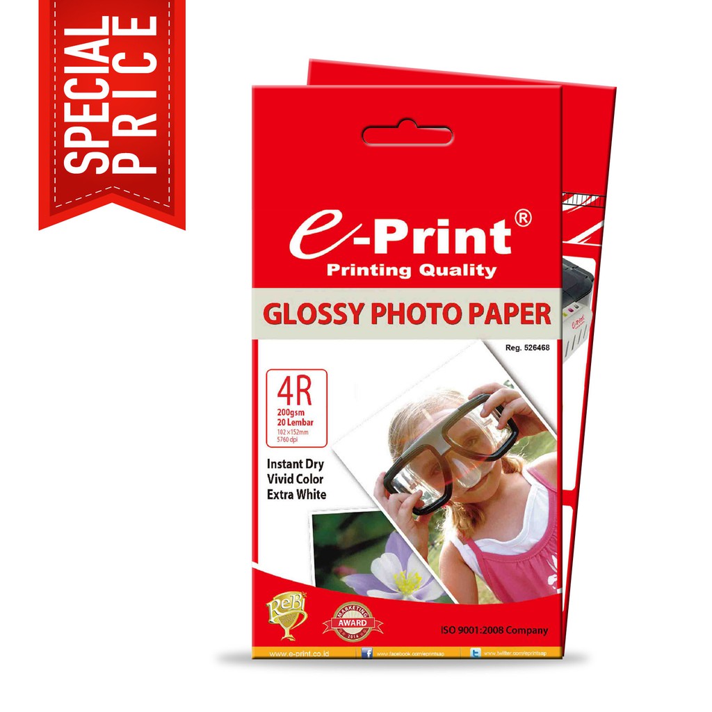 Jual Glossy Photo Paper 4R Bundling isi 10 Pcs | Shopee Indonesia