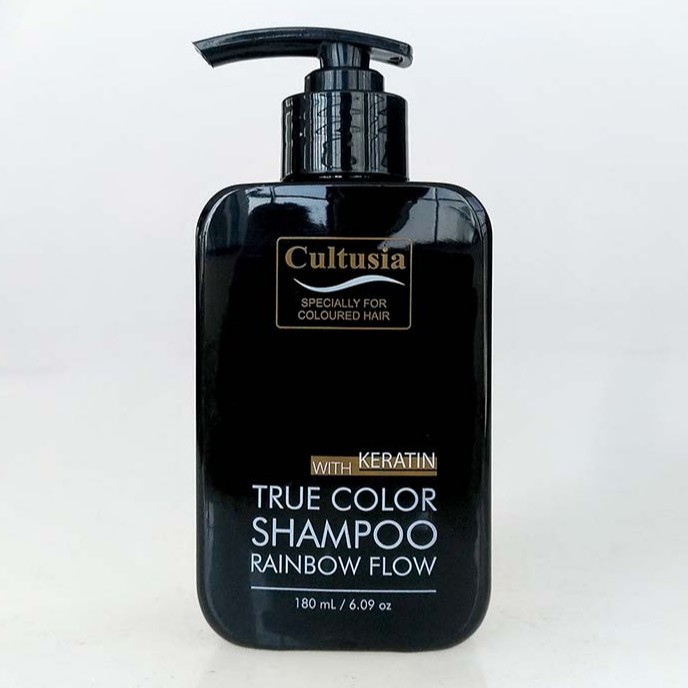 ☑️ YK ☑️ CULTUSIA Shampo True Color Rainbow Flow 180ml | Shampoo Rambut
