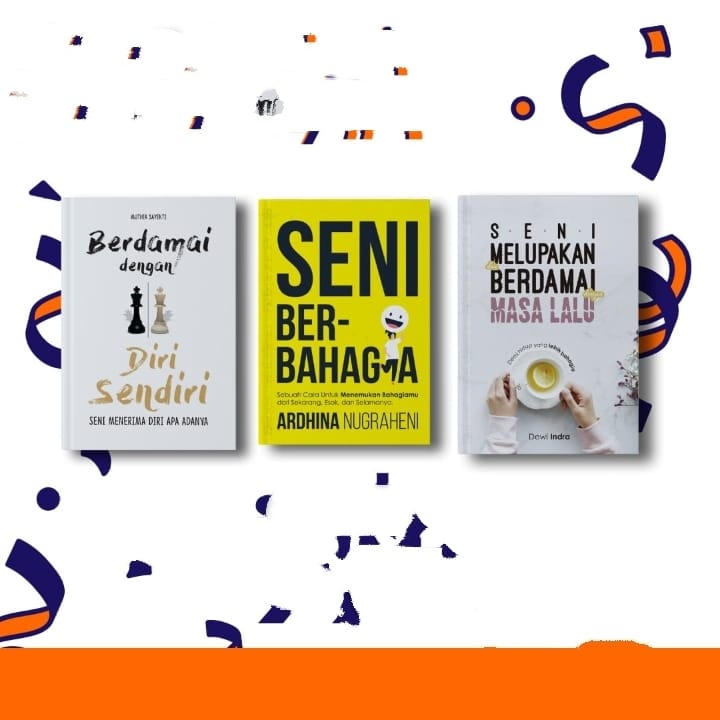 Jual Paket Buku Berdamai Dengan Diri Sendiri Seni Berbahagia Seni