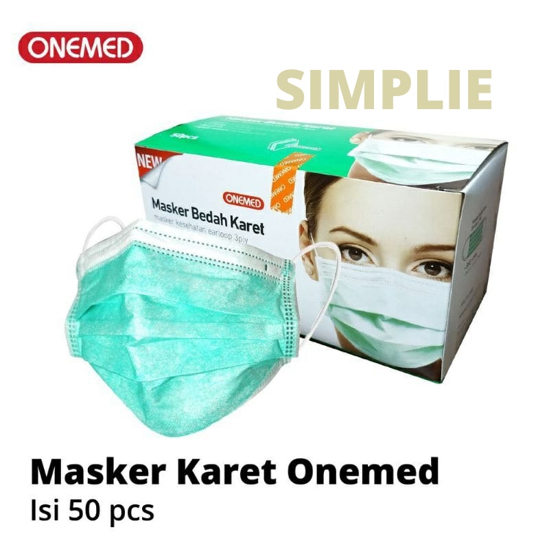 Jual MASKER MEDIS ONEMED EARLOOP 3 PLY Isi 50 Pcs Termurah | Shopee ...