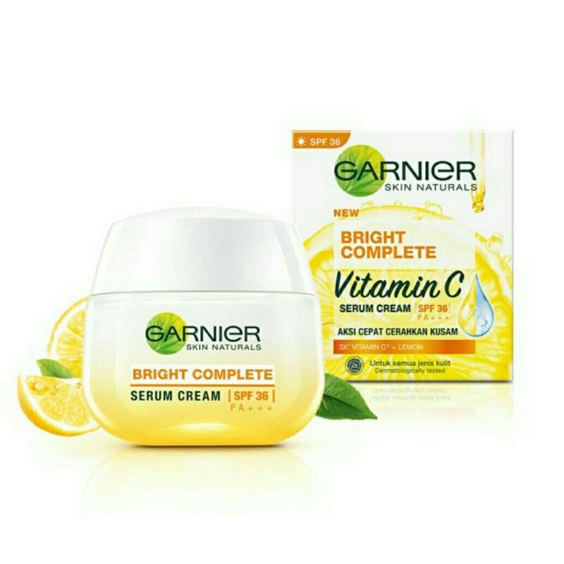 Jual Garnier Light Complete Whitening Serum Day Cream Spf Ml