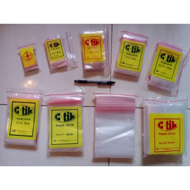 Jual Plastik Cetik Plastik Klip Kantong Plastik Cetik Plastik Zipper Shopee Indonesia 2168