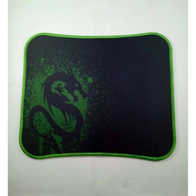 Jual Mouse pad Q6 OVAL Gaming Silk Gliding mousepad Jahit pinggir Hijau Green Shopee Indonesia