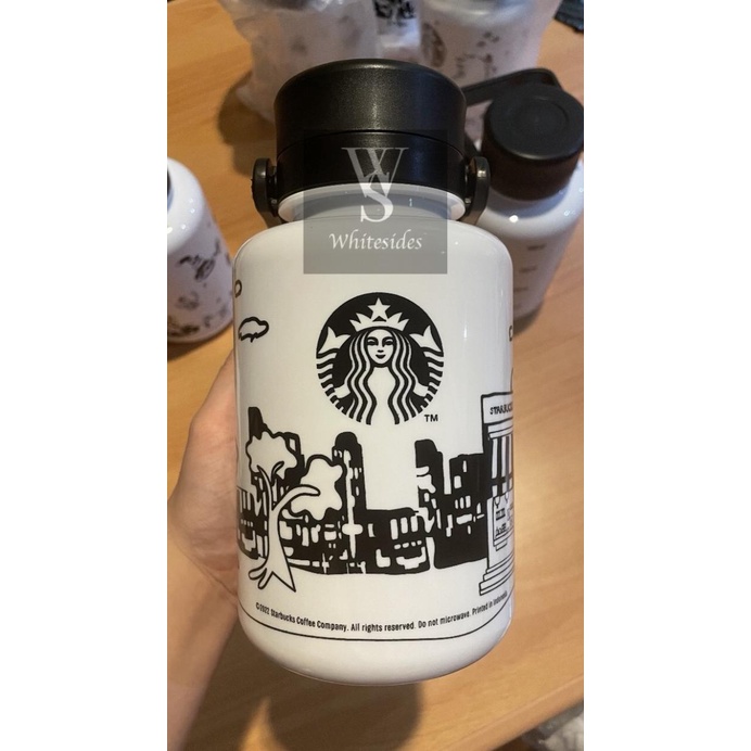 Jual Starbucks X Kreaby Original 1L Liter Plastic Reusable Bottle