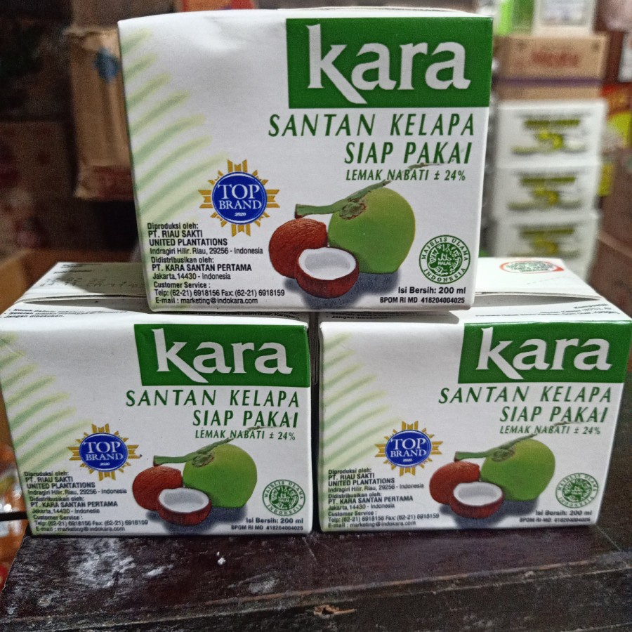 Jual Kara Santan Kelapa Siap Pakai 200 Ml Shopee Indonesia 3288