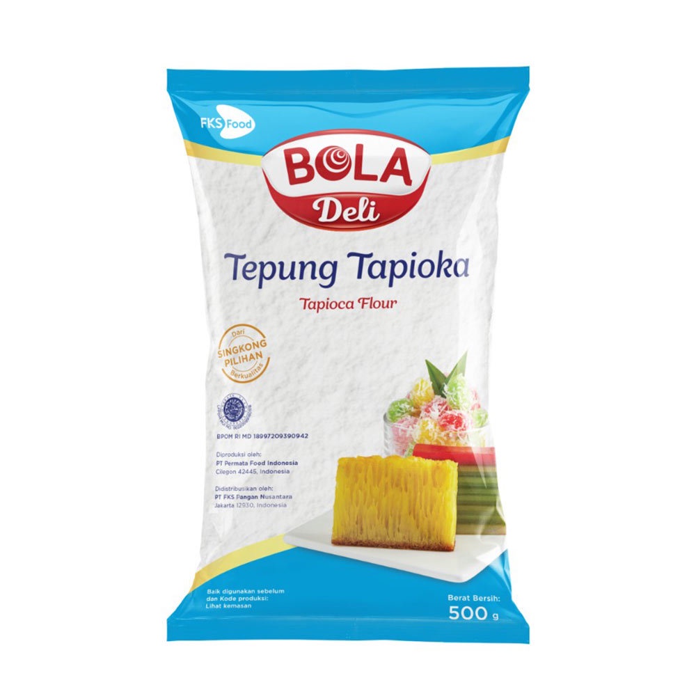Jual Bola Deli Tepung Tapioka 500gr Kanji Aci Tapioca Flour 500