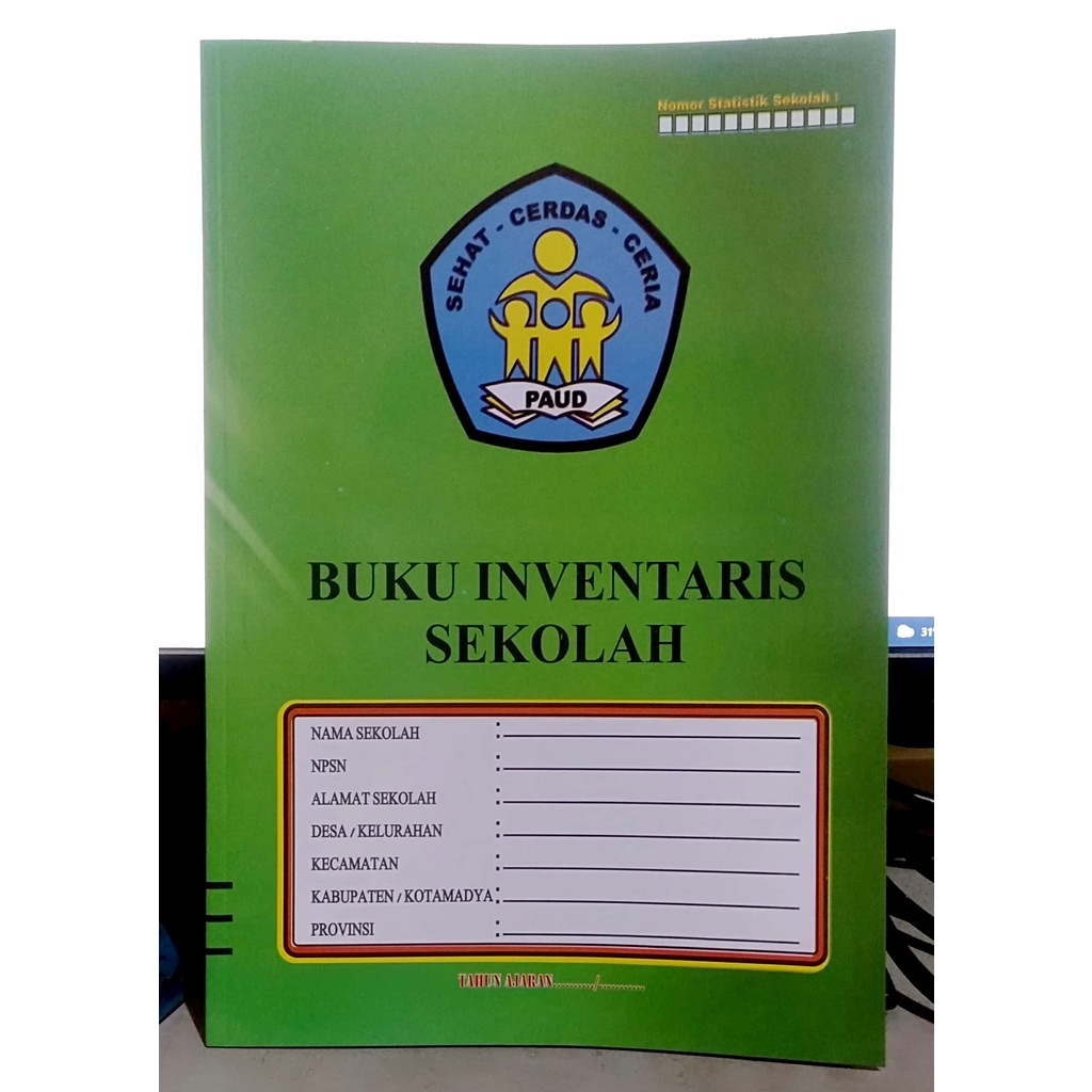 Jual Buku Inventaris Sekolah Untuk TK - Paud (Buku Administrasi Guru TK ...