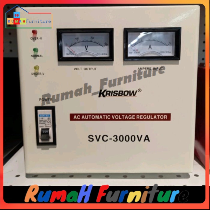 Jual Krisbow Stabilizer 3000 Watt Analog Stabilizer 3 kva Shopee