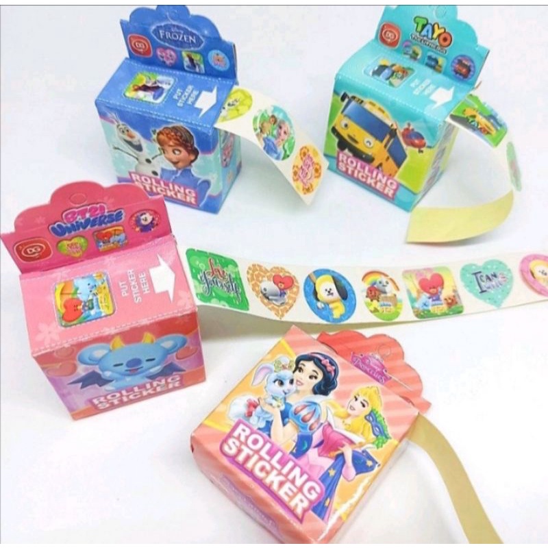 Jual sticker stiker rolling tempel hologram / stiker roll / mainan ...