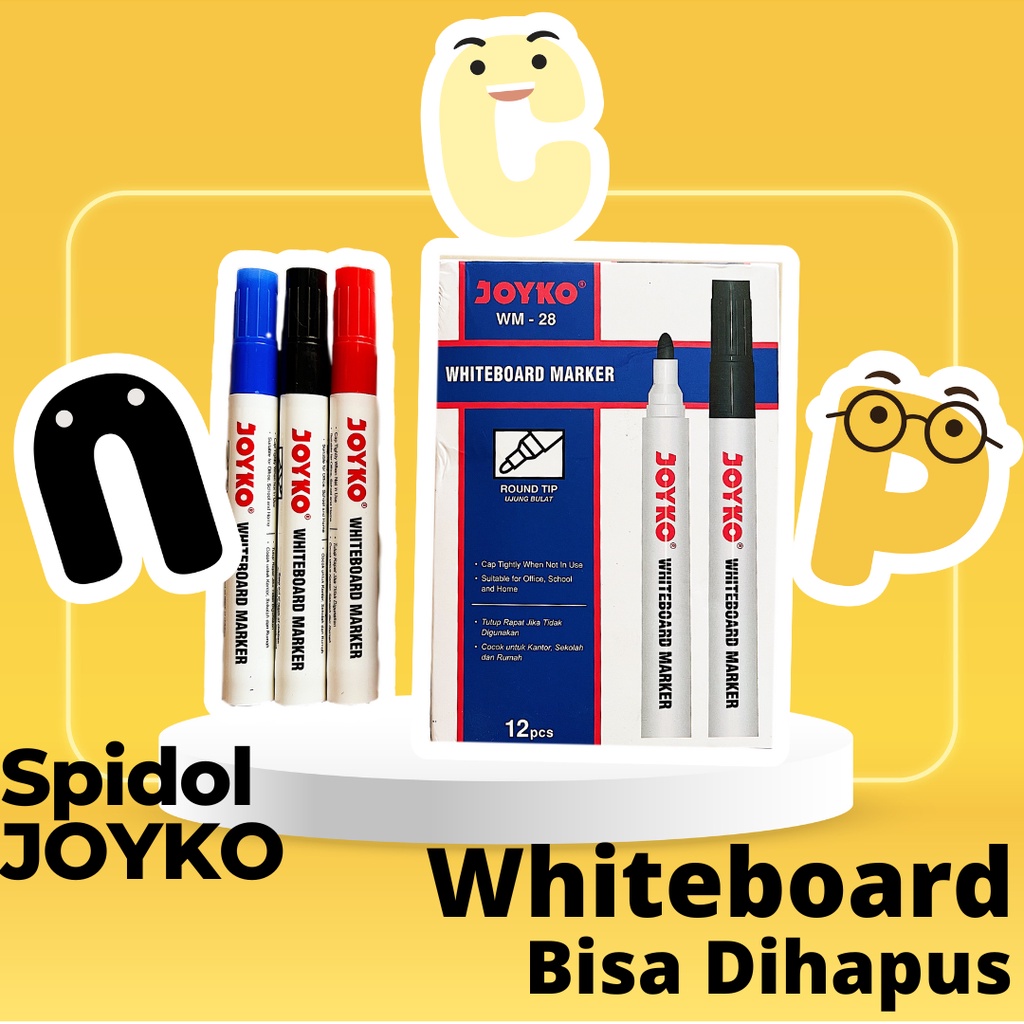 Jual Spidol Whiteboard Joyko | Shopee Indonesia