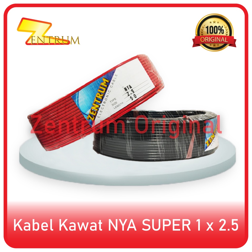 Jual KABEL LISTRIK KAWAT NYA SUPER 1 x 2.5 (40 Meter) KAWAT BESAR ...