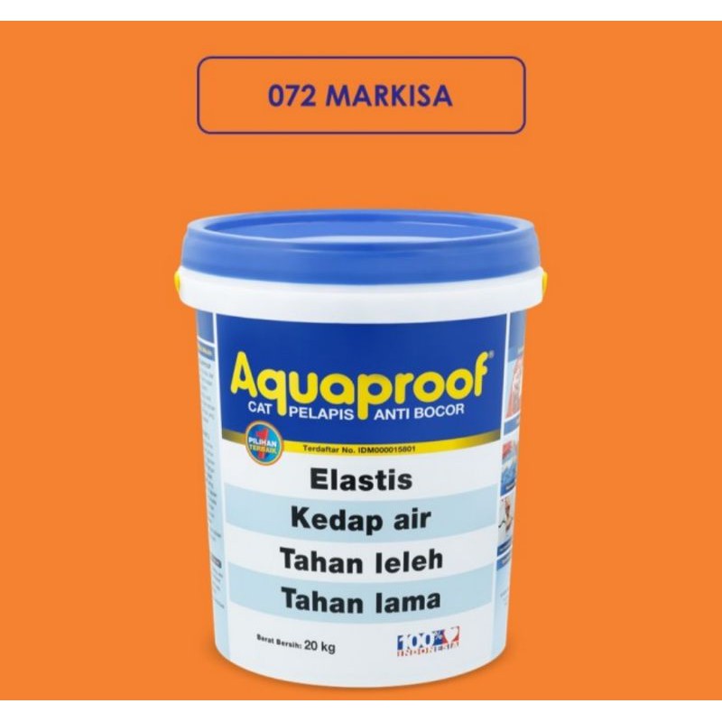 Jual Aquaproof Cat Waterproofing Pelapis Anti Bocor 20kg Markisa Shopee Indonesia 3195