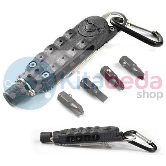 Jual Obeng Magic Screwdriver EDC Multifunction Tools KB3106 [Hitam ...