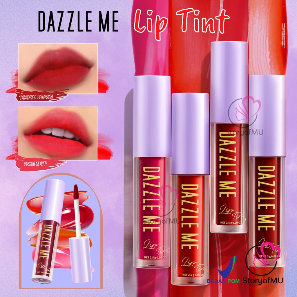 Jual DAZZLE ME DZM Ink-Licious Lip Tint | Mattedorable Long Lasting ...