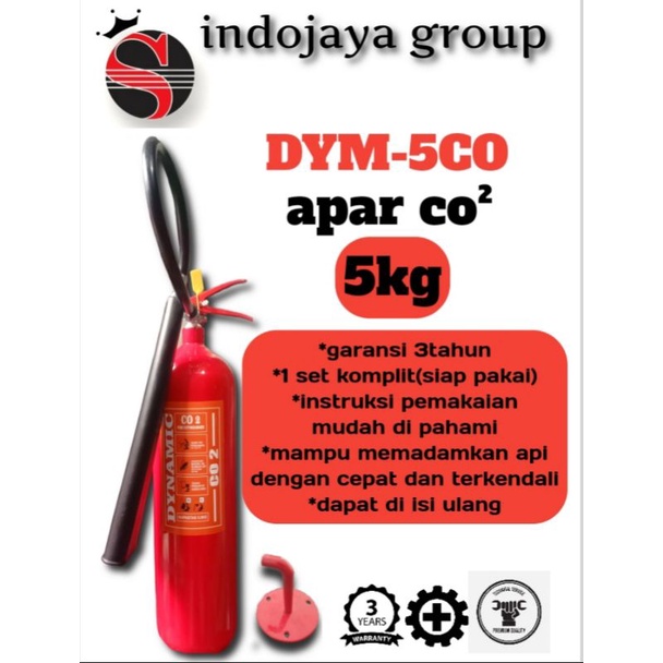 Jual Apar 5kg Tabung Pemadam Api Kebakaran Ringan Fire Extinguisher Co2 ...